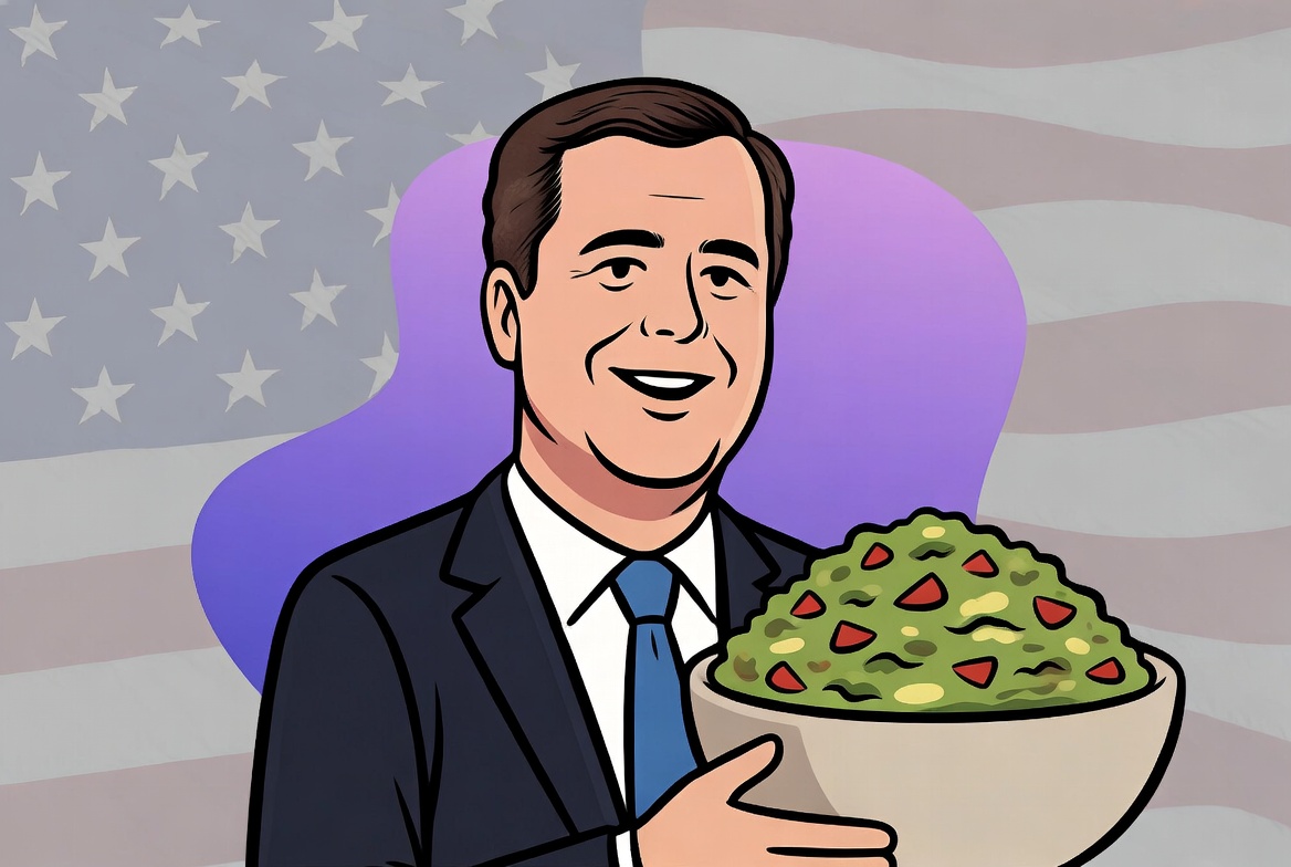 Jeb with legendary guac